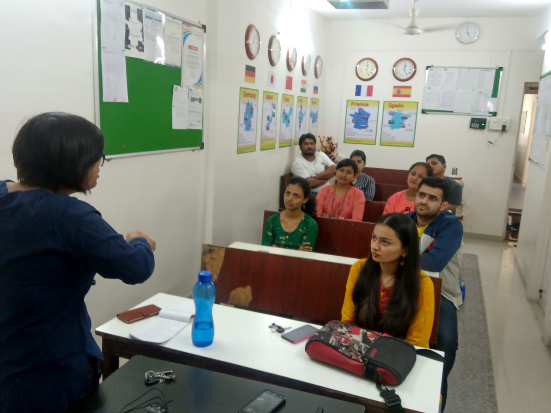 Foreign language learning activities at SFLI in Kondhwa, Pune
